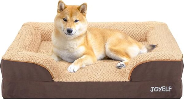 JOYELF Orthopedic Dog Bed for Medium Dogs