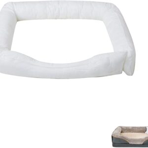JOYELF Orthopedic Memory Foam Dog Bed Replacement Filling Bolster